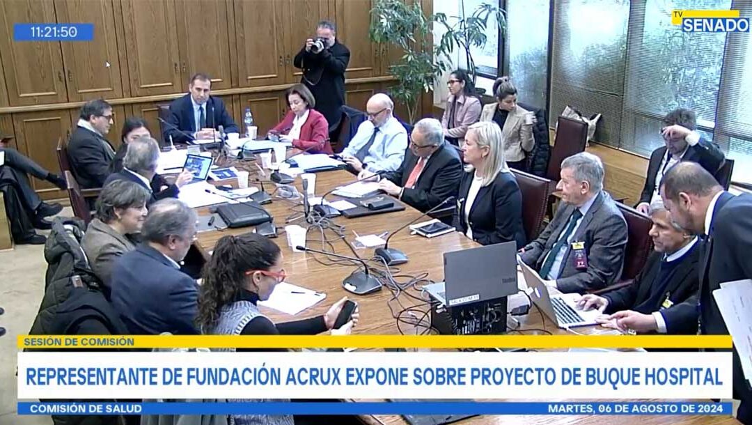 Presentación  proyecto Buque Hospital ante Comisión de Salud  del Senado