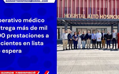Operativo médico entrega más de mil 400 prestaciones a pacientes en lista de espera